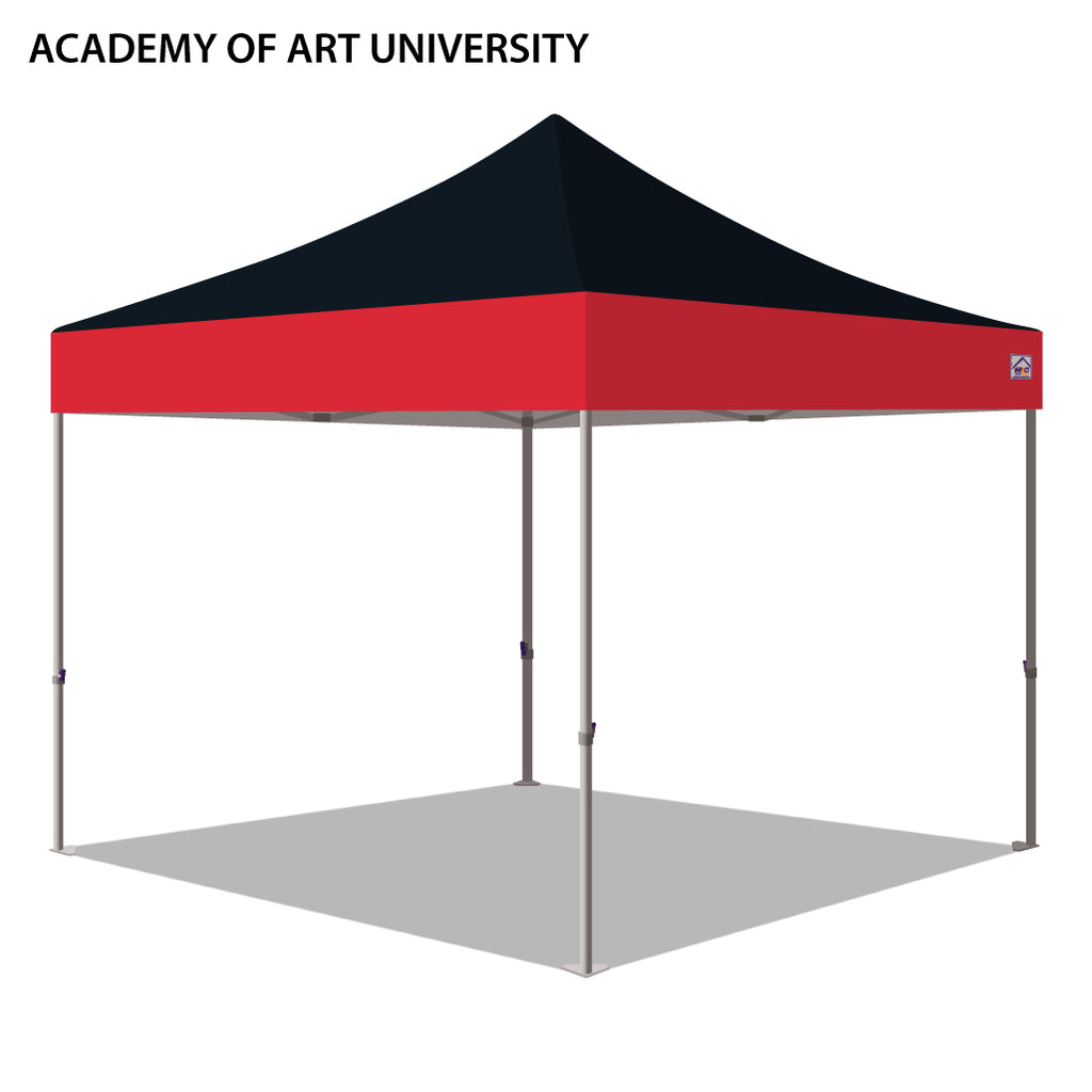 Academy of Art University Colored 10x10 Impact Canopies USA