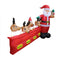 Inflatable Yard Christmas Decoration, Santa with Reindeer - 8' Wide - 5' Tall - Impact Canopies USA
