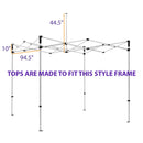 8x8 Pop Up Canopy Tent Replacement Top