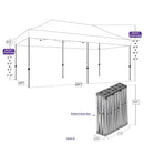 10X20 M Pop up Canopy Tent Replacement Aluminum Frame - Commercial Grade - Impact Canopies USA