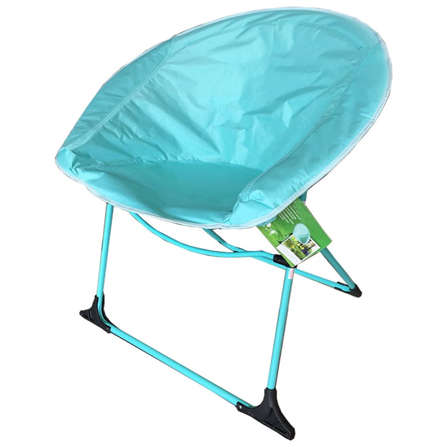 Impact Canopy Luna Lightweight Portable Folding Dorm Chair, Turquoise