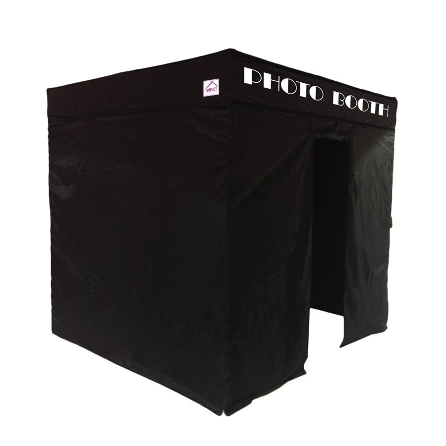 black tent pop up Impact Canopy 5x5 Pop Up Portable Photo Booth, Photo Tent