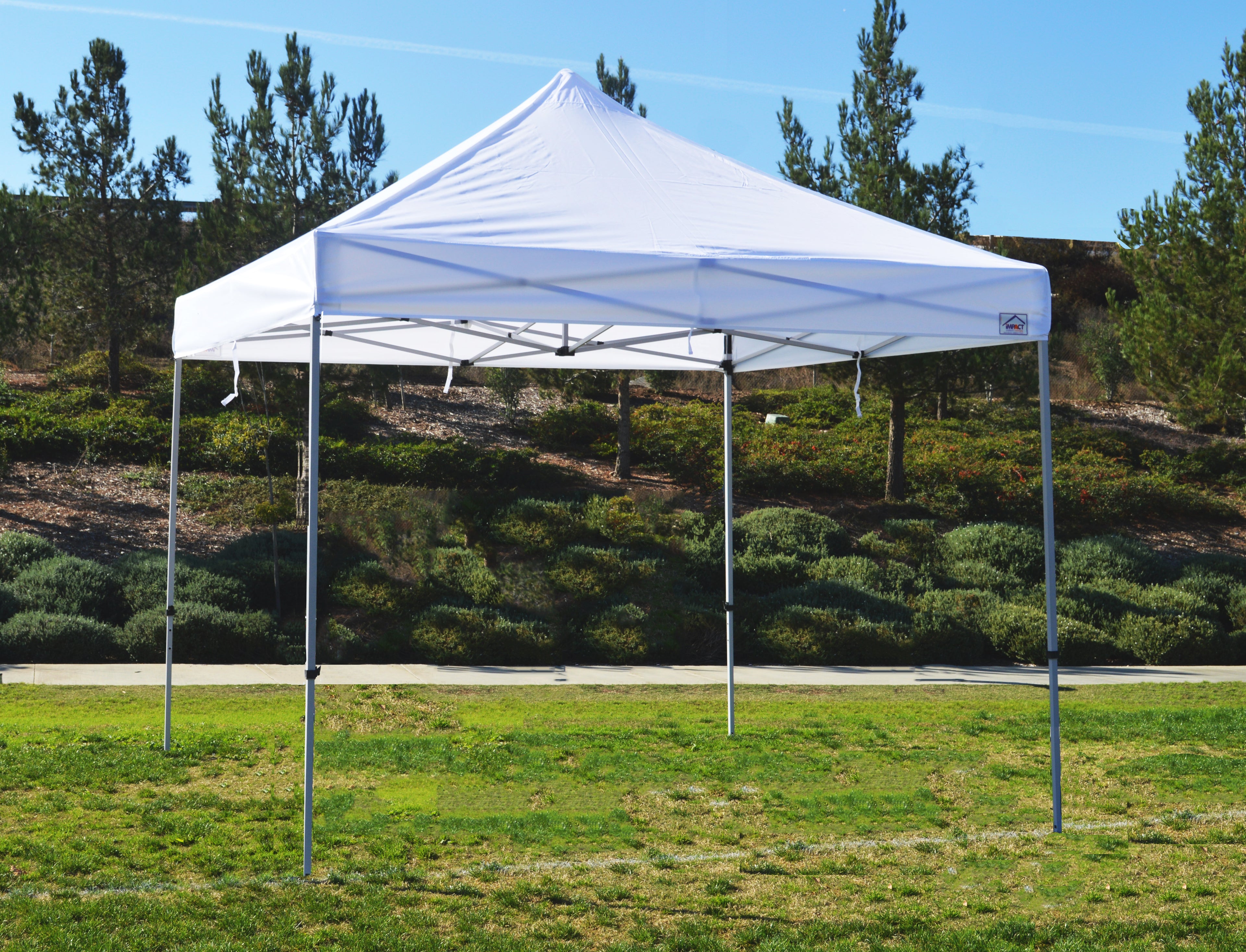 10'x10' Evento Steel Commercial Canopy Kit with Walls and Storage Bag