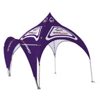 Custom Printed Display Dome Aluminum Frame Canopy