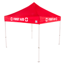 10x10 Pop Up Canopy Portable Tent First Aid Emergency Preparedness Shelters