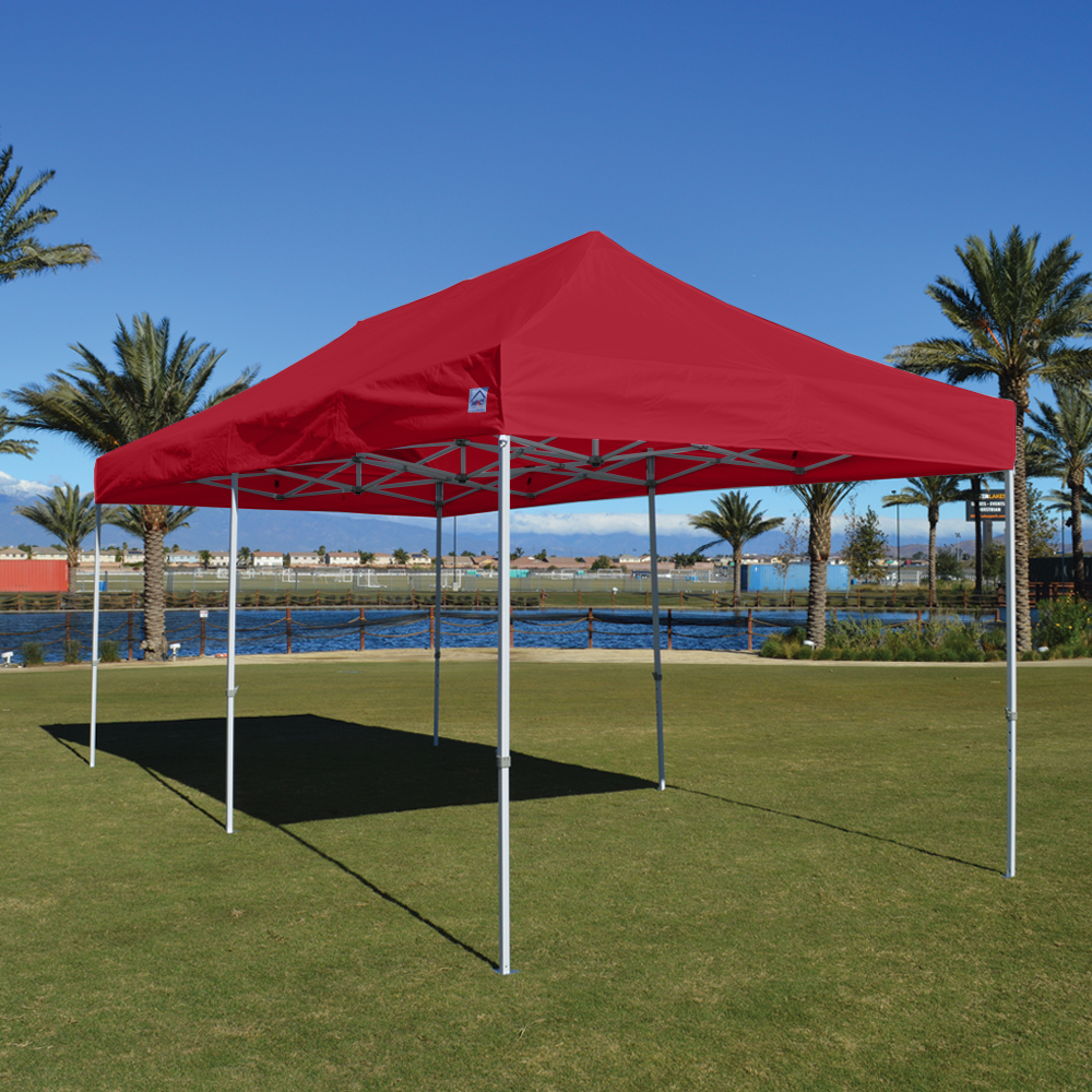10x20 pop up tent 10'x20' Classic Instant Canopy Basic Kit (Steel Frame) Green