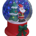 5 ft Christmas Inflatable Santa Claus in Snow Globe