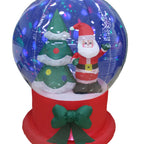 5 ft Christmas Inflatable Santa Claus in Snow Globe