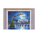 Christmas One Car Garage Door Banner