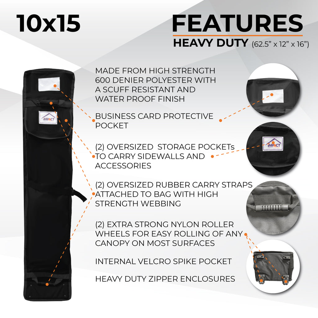 Pop Up Canopy Roller Bags - Choose Size - Impact Canopies USA