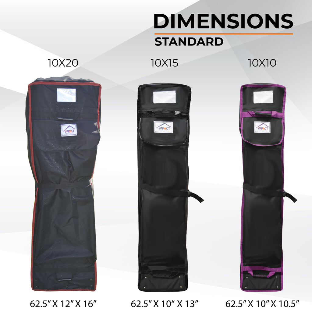 Pop Up Canopy Roller Bags - Choose Size - Impact Canopies USA