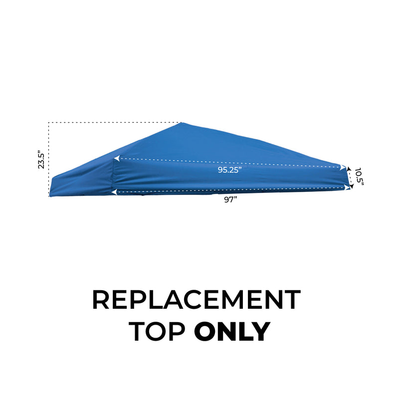 Quest Canopy Slant Leg Replacement Top - Fits 10x10 Slant Leg Frame