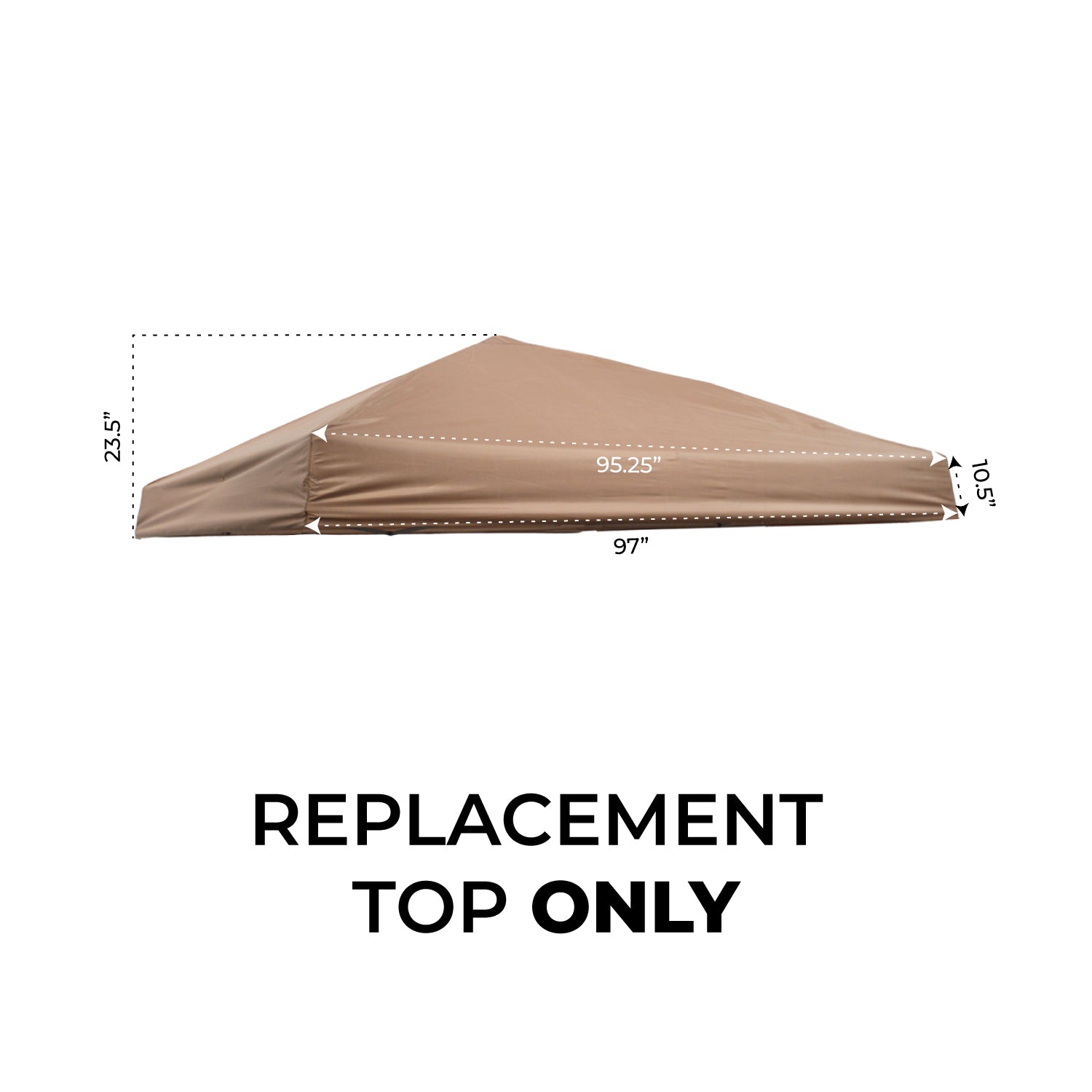 Quest Canopy Slant Leg Replacement Top - Fits 10x10 Slant Leg Frame - Impact Canopies USA