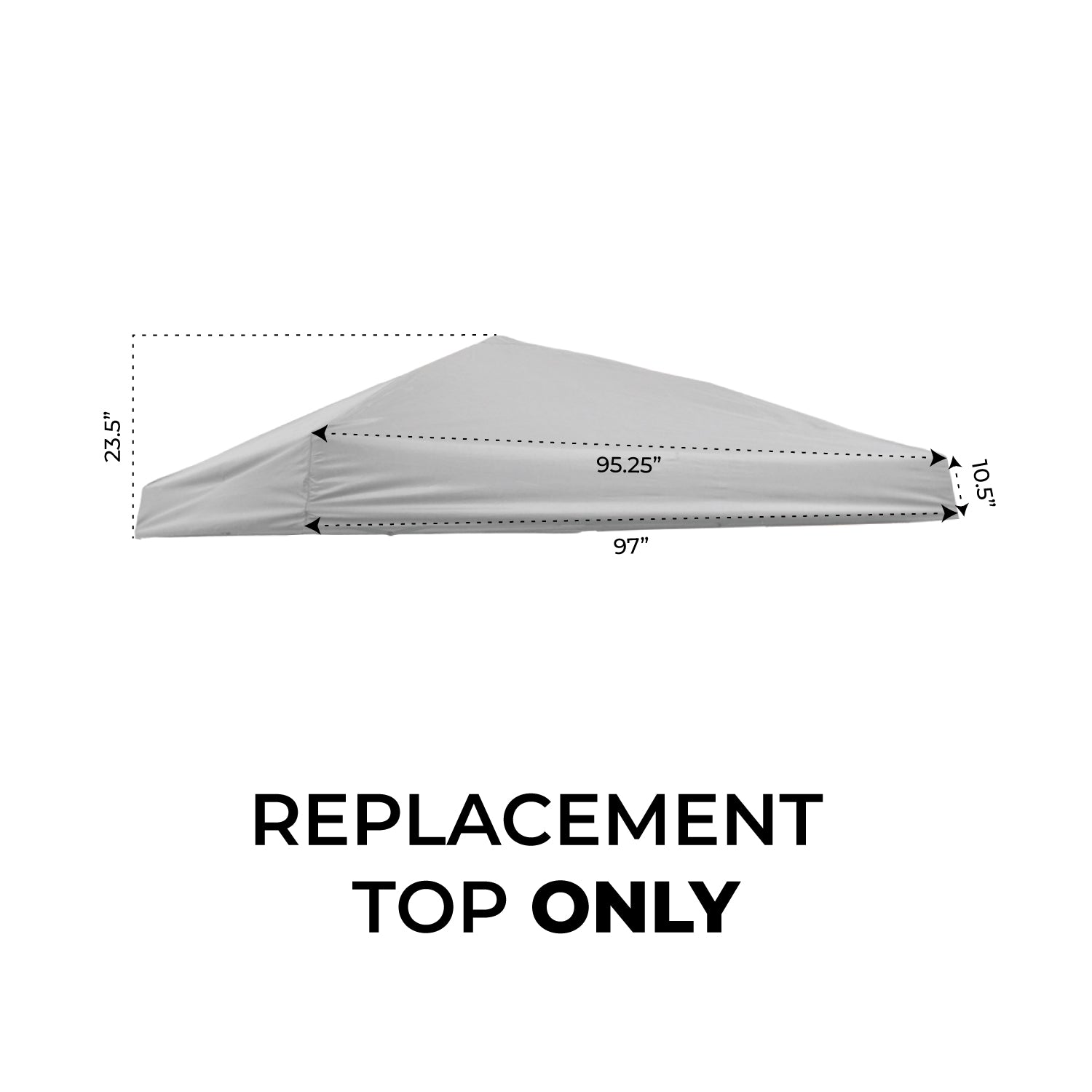 Quest Canopy Slant Leg Replacement Top - Fits 10x10 Slant Leg Frame - Impact Canopies USA