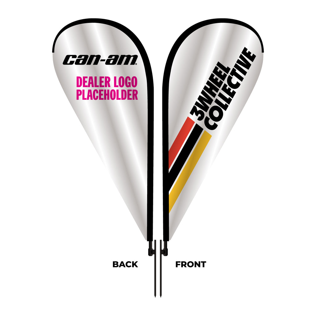 CAN-AM 3Wheel Collective Branded Blade Flag