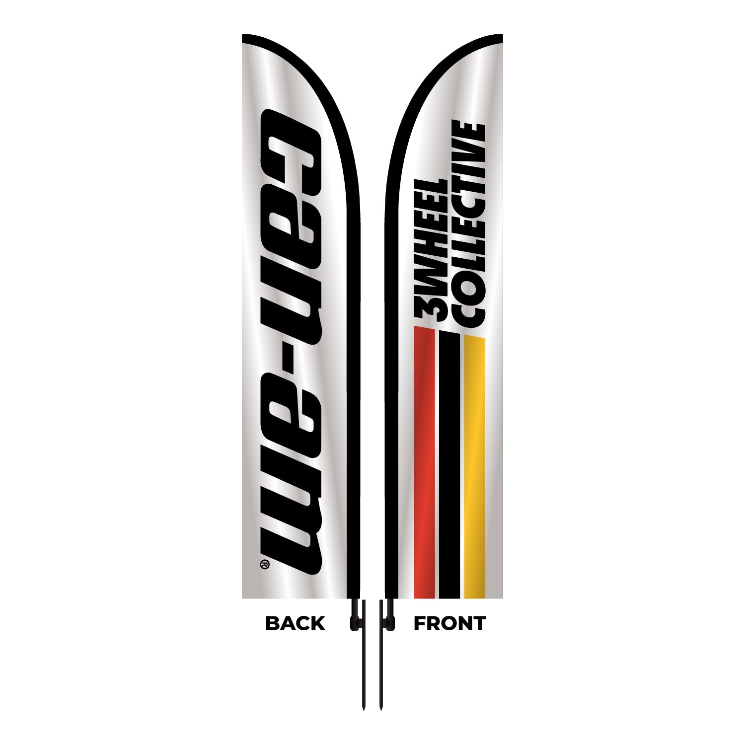 CAN-AM 3Wheel Collective Branded Wing Flag