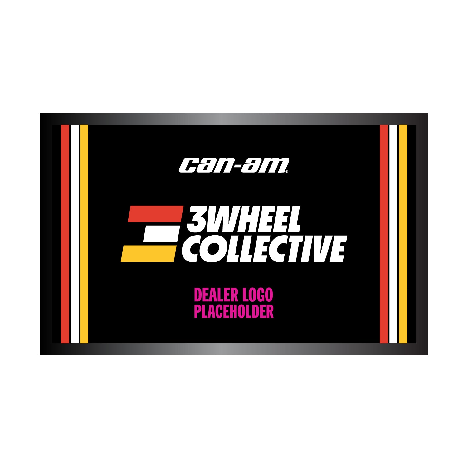 CAN-AM 3Wheel Collective Branded Floor Mat