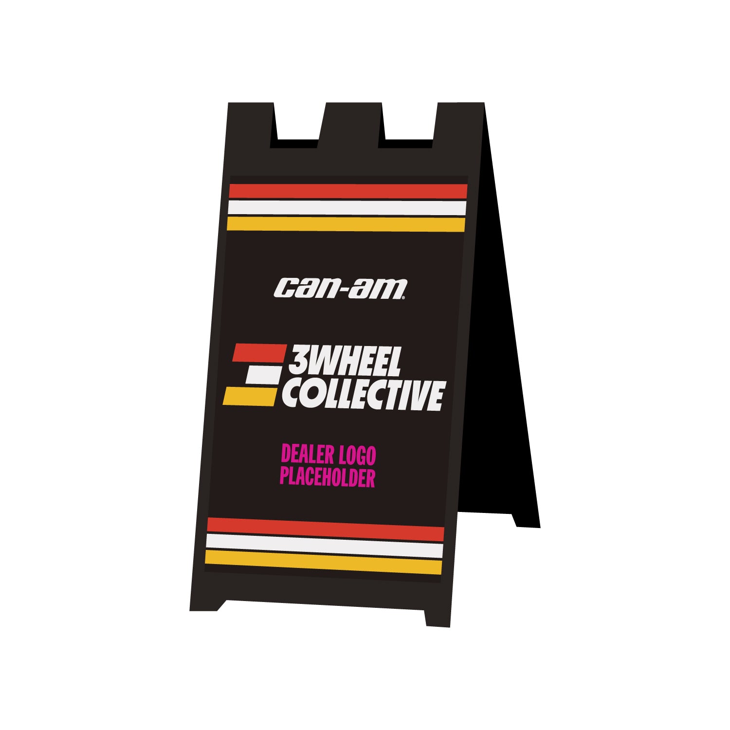 CAN-AM 3Wheel Collective Branded Sandwich Board