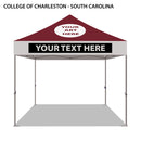 College of Charleston (South Carolina) Colored 10x10