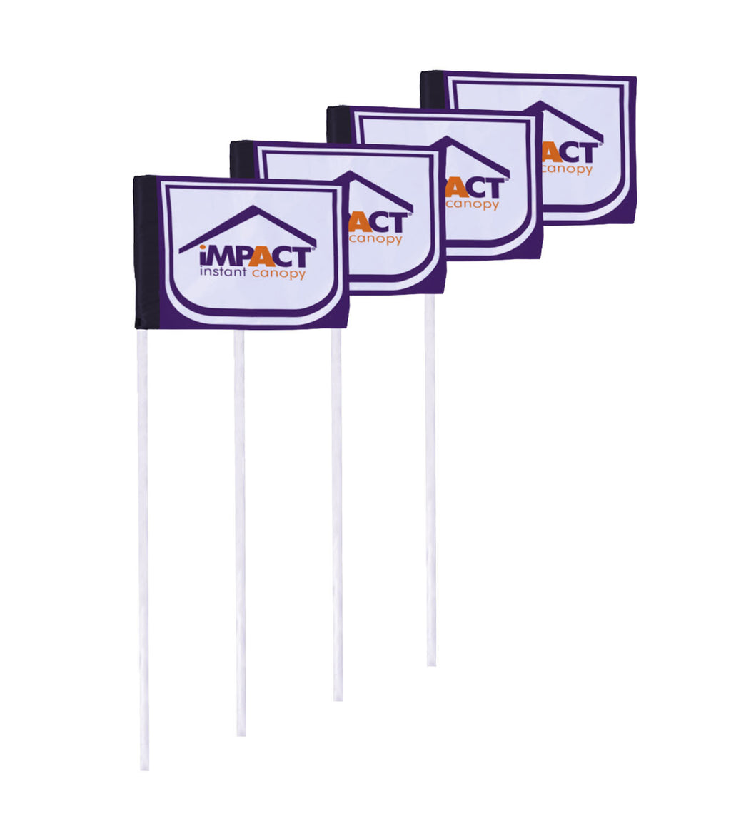 Custom Printed Field Corner Flags - Impact Canopies USA