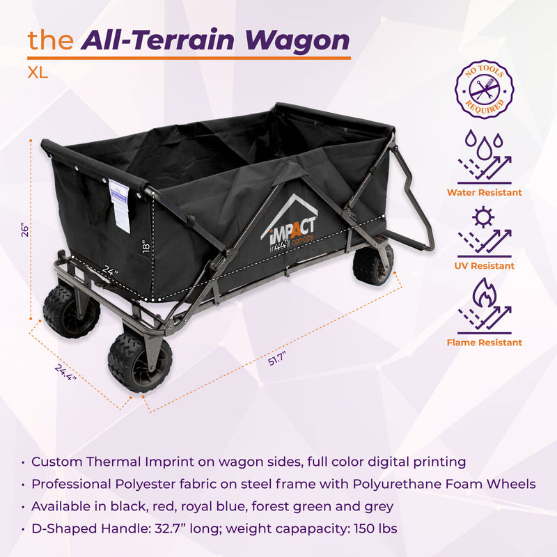 Custom Decal - EXTRA LARGE Folding Wagon