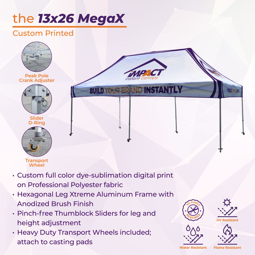 Custom 13x26 Canopy - Impact Canopies USA