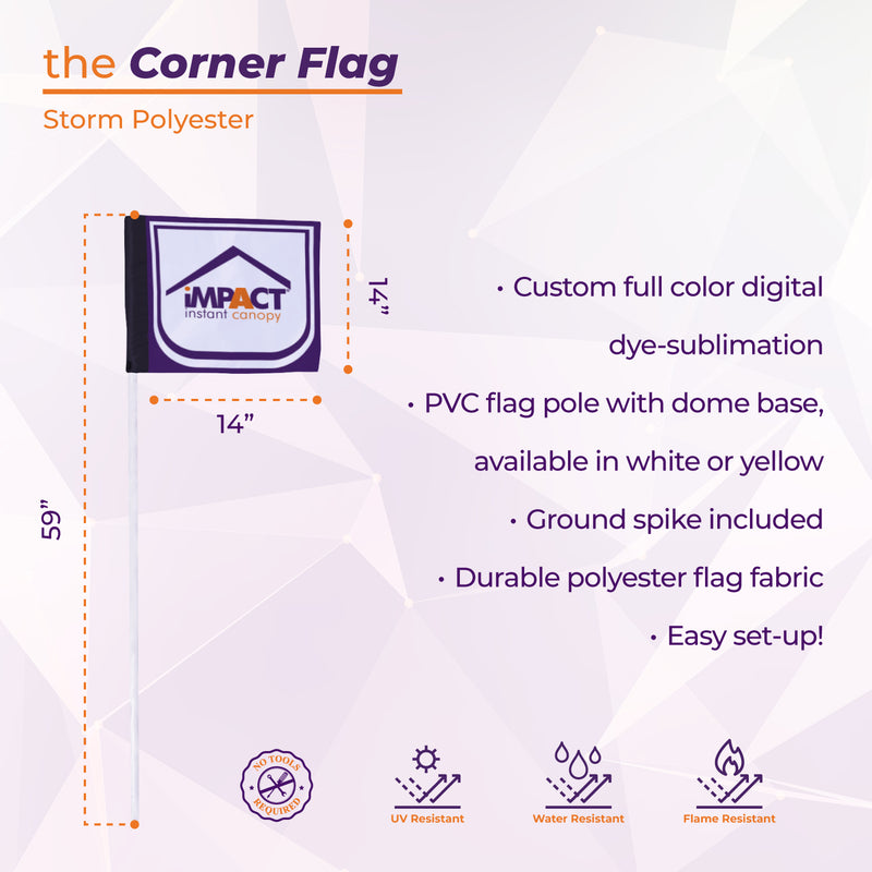 Custom Printed Field Corner Flags