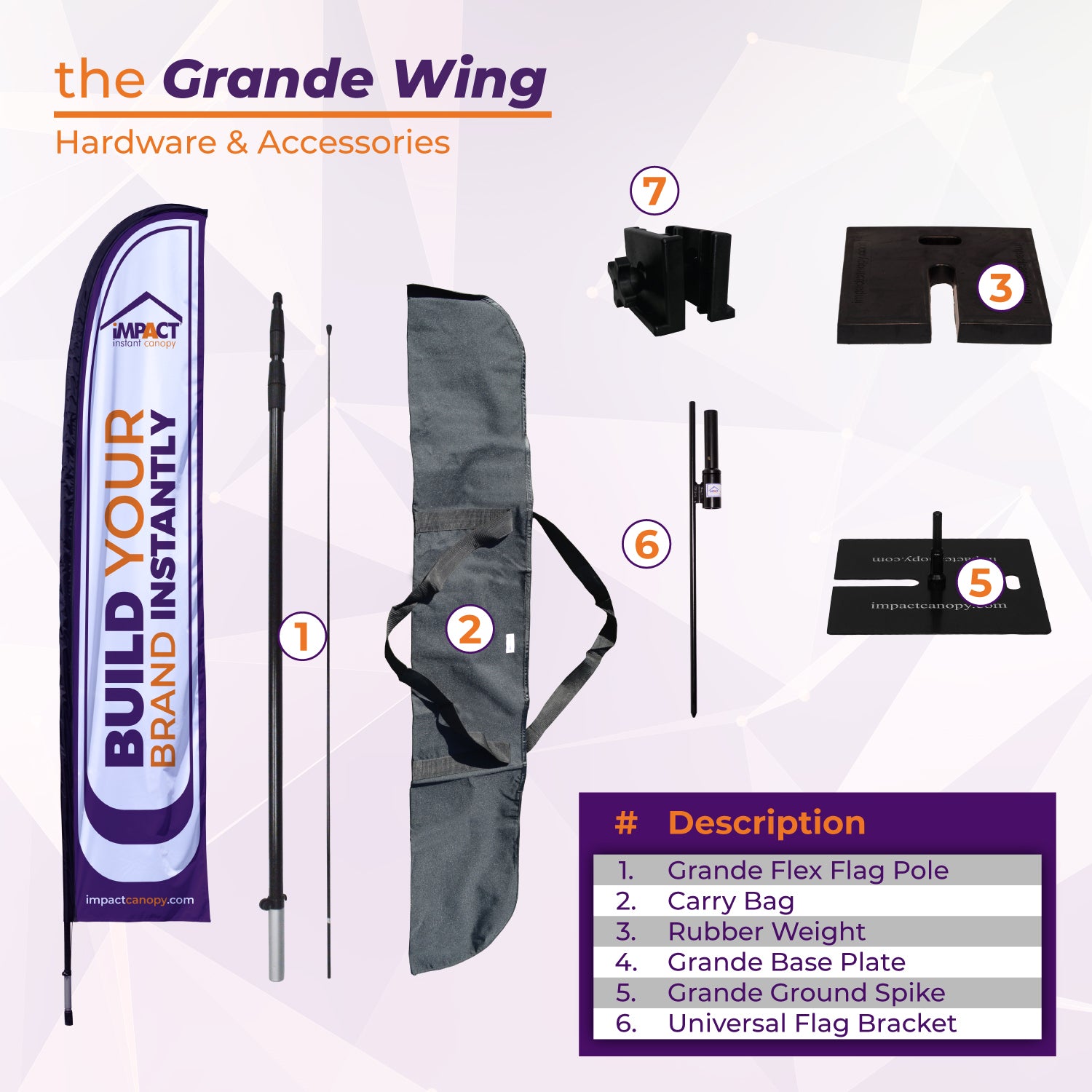 Custom Printed Wing Flag