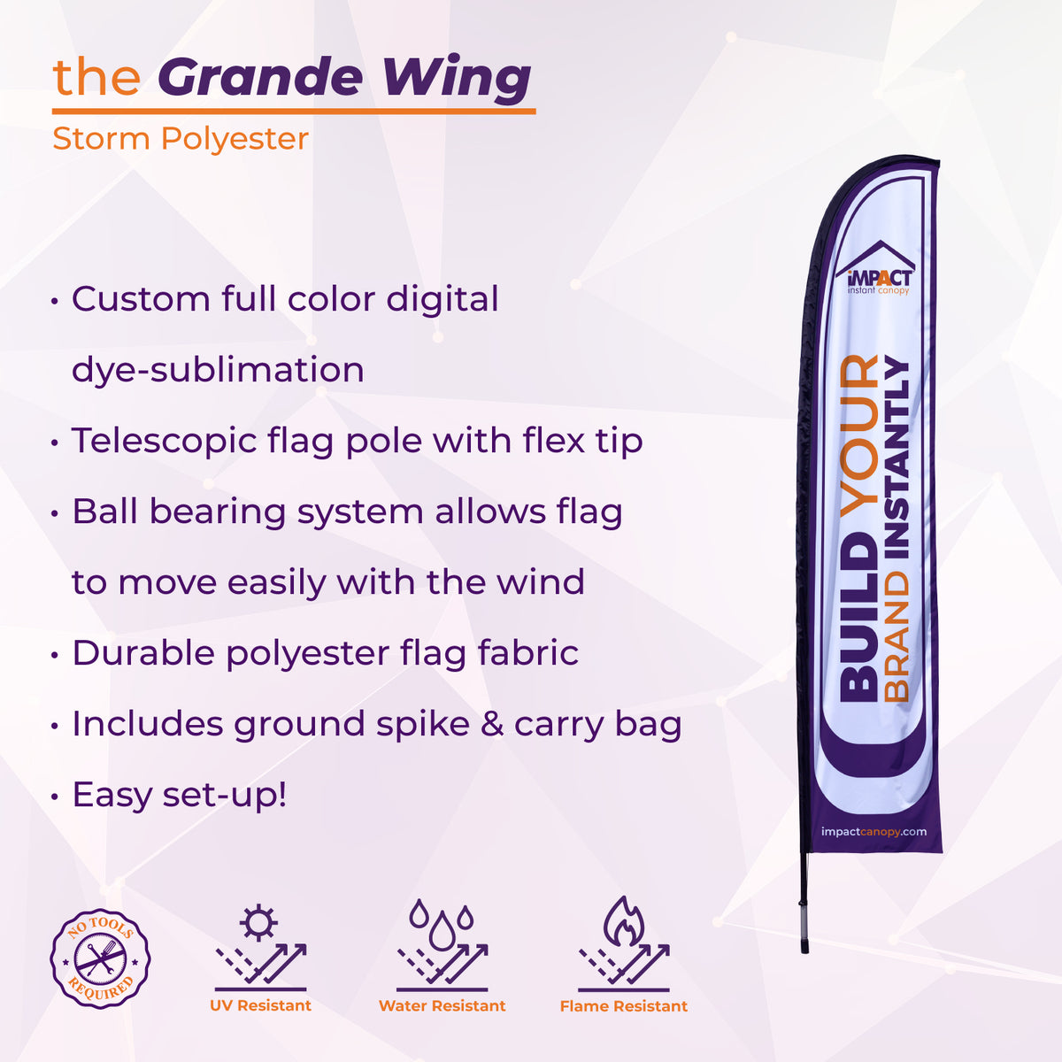 Custom Flags – Impact Canopies USA