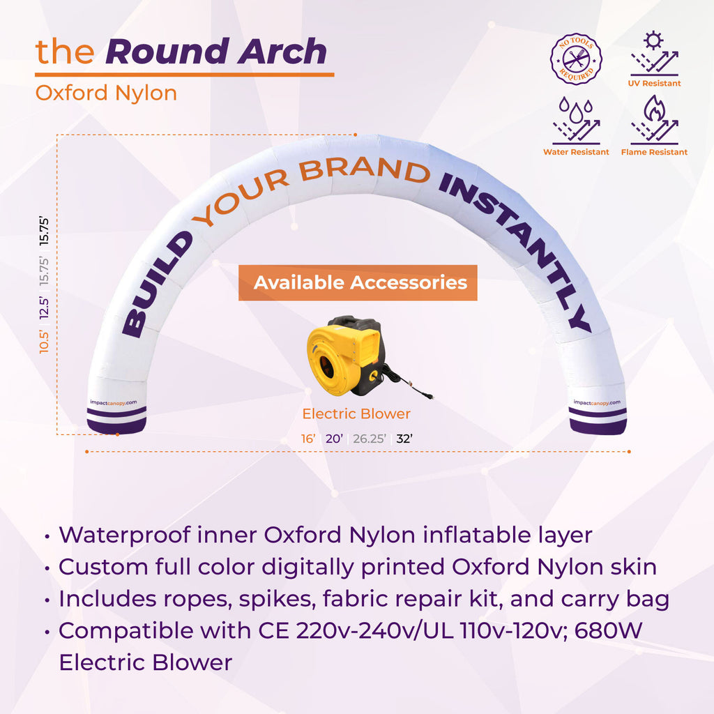 Custom Printed Round Inflatable Arch