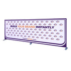 Custom Printed Deluxe Media Wall Sign - Impact Canopies USA
