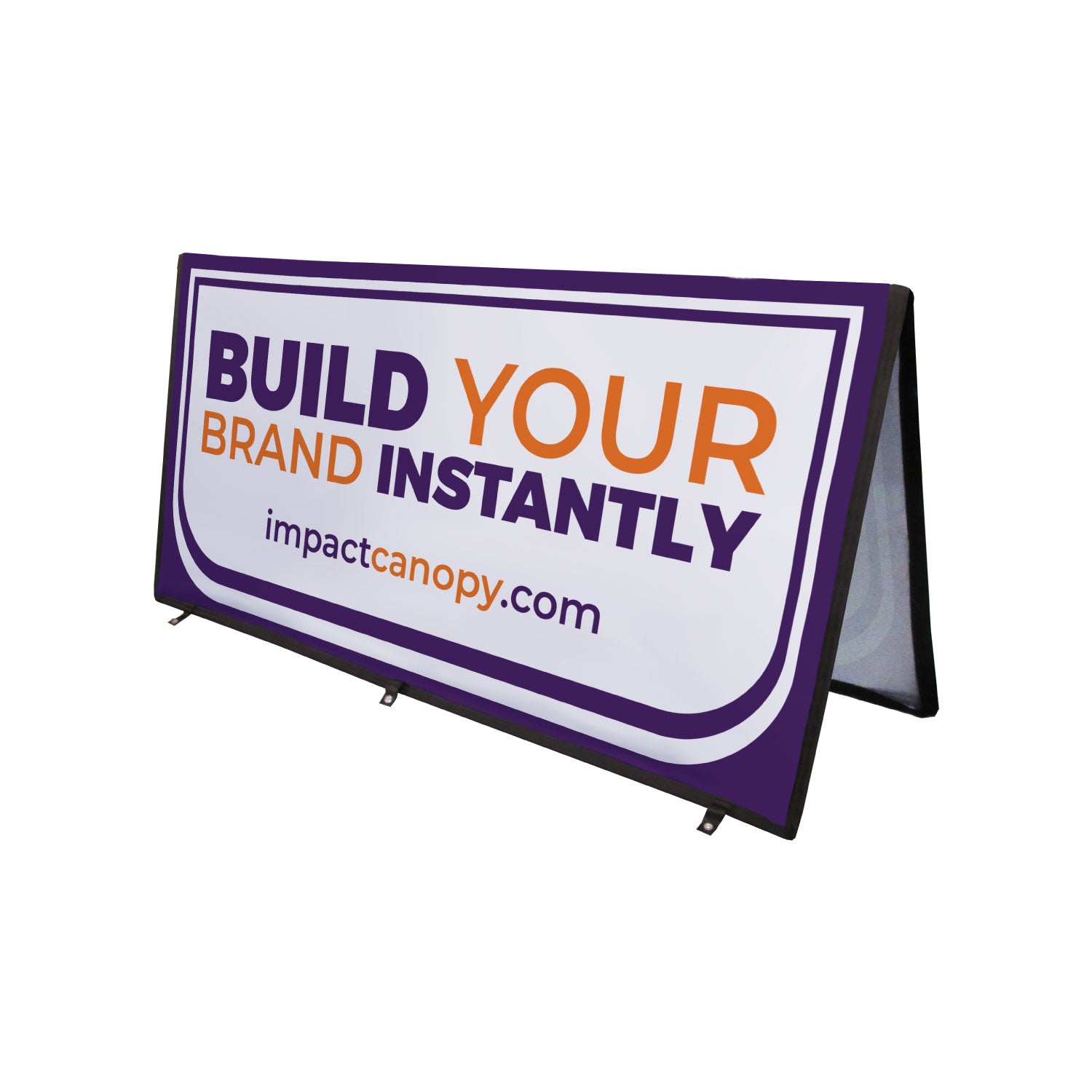 Custom Printed Field Board Sign - Includes Carry Bag - Impact Canopies USA