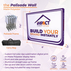 Custom Printed Palisade Pop Up Display Wall - Impact Canopies USA