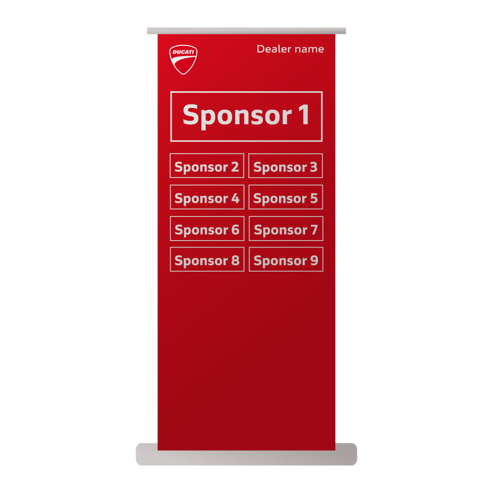 Ducati Branded Rollup Banner