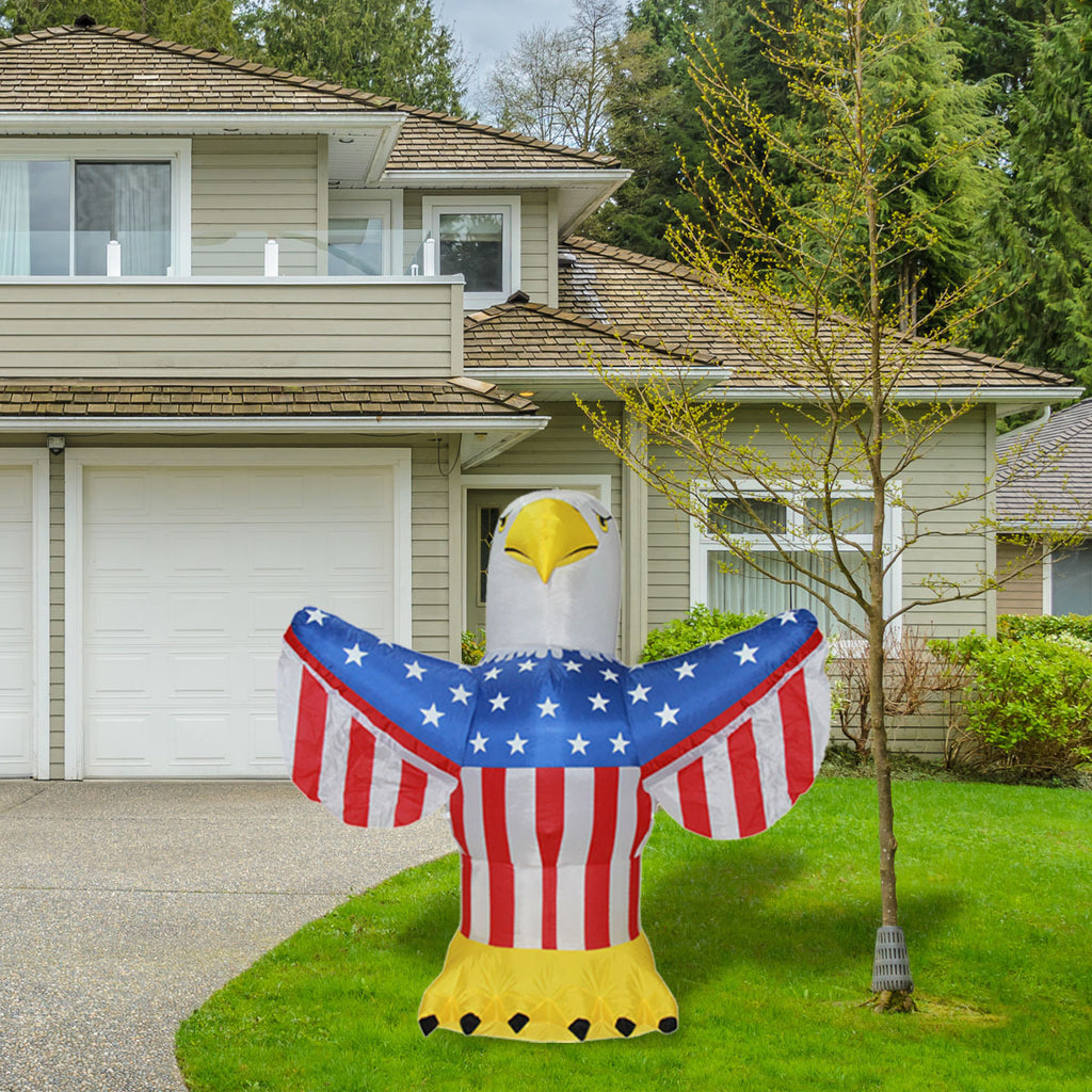4th of July Airblown Inflatable Yard Decoration American Eagle - 6ft - Impact Canopies USA
