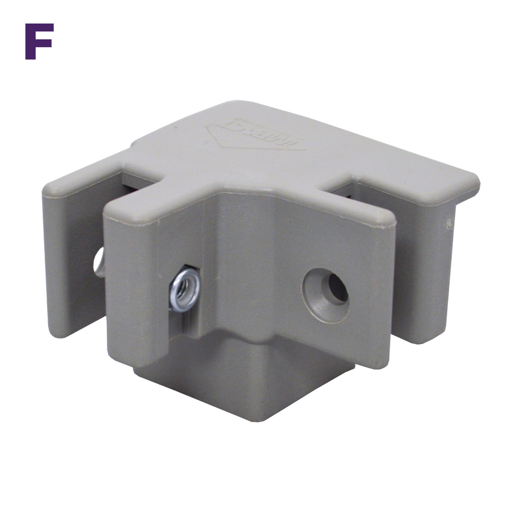 DS Part F.  | 2-Way Outer Leg Bracket - Impact Canopies USA