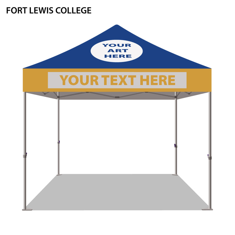 Fort Lewis College Colored 10x10