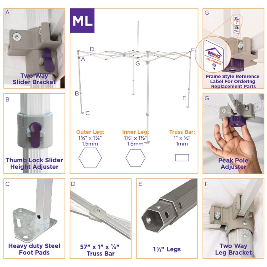 Custom 10x10 Canopy Kit