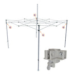 CL / AOL Part G. | 2 Way Outer Leg Slider Bracket - Impact Canopies USA