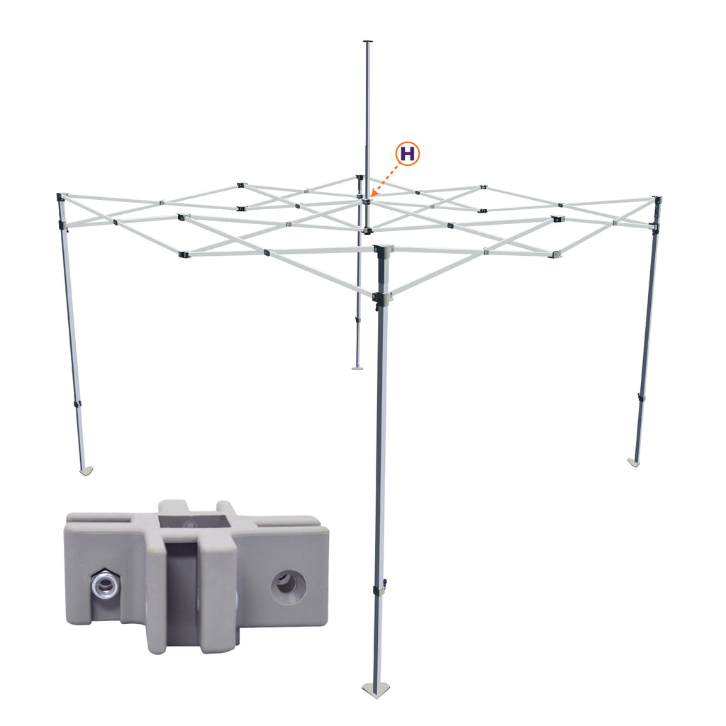 DS Part H. | Upper Peak Pole Bracket - Impact Canopies USA