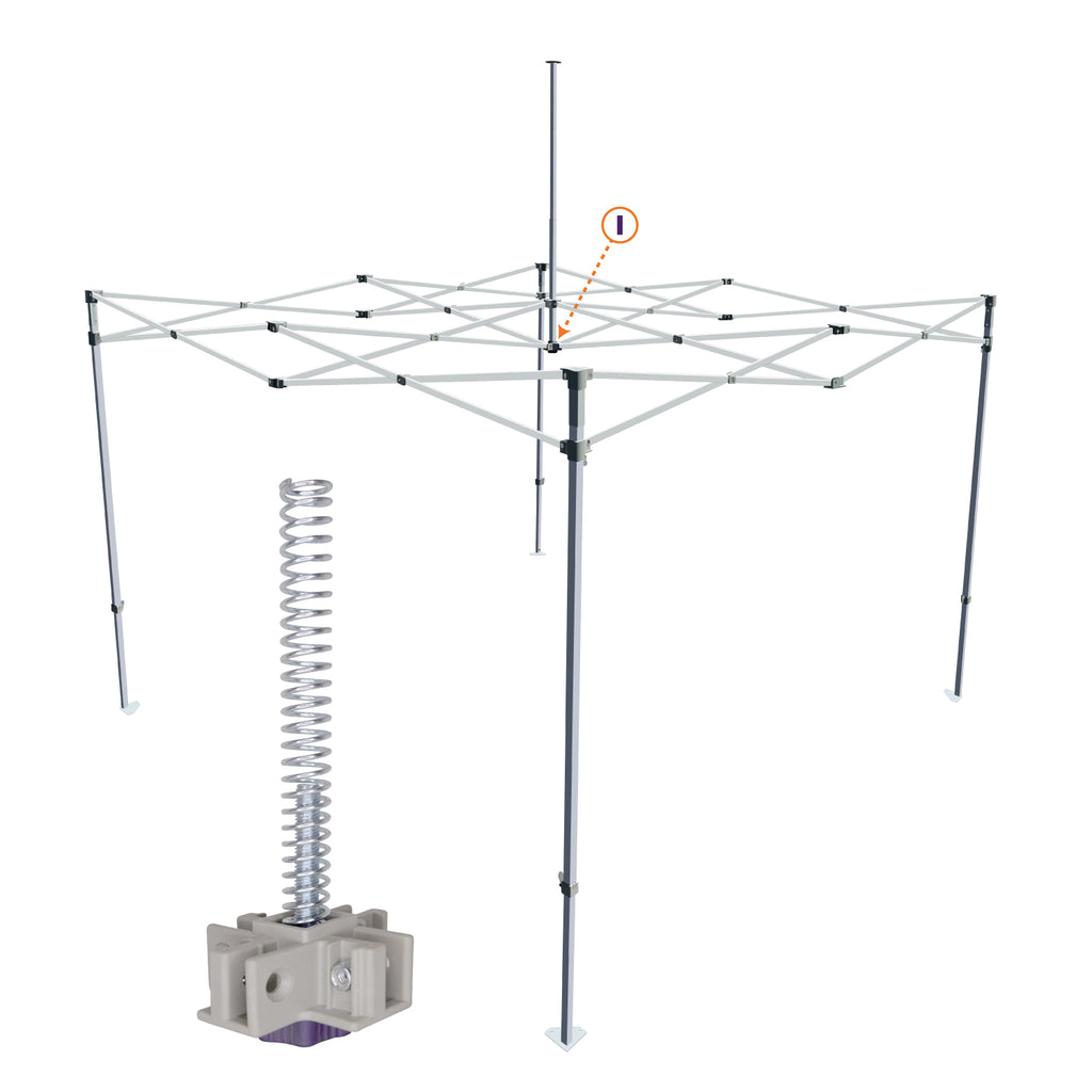 CL / AOL Part I. | Lower Peak Pole Bracket - Impact Canopies USA