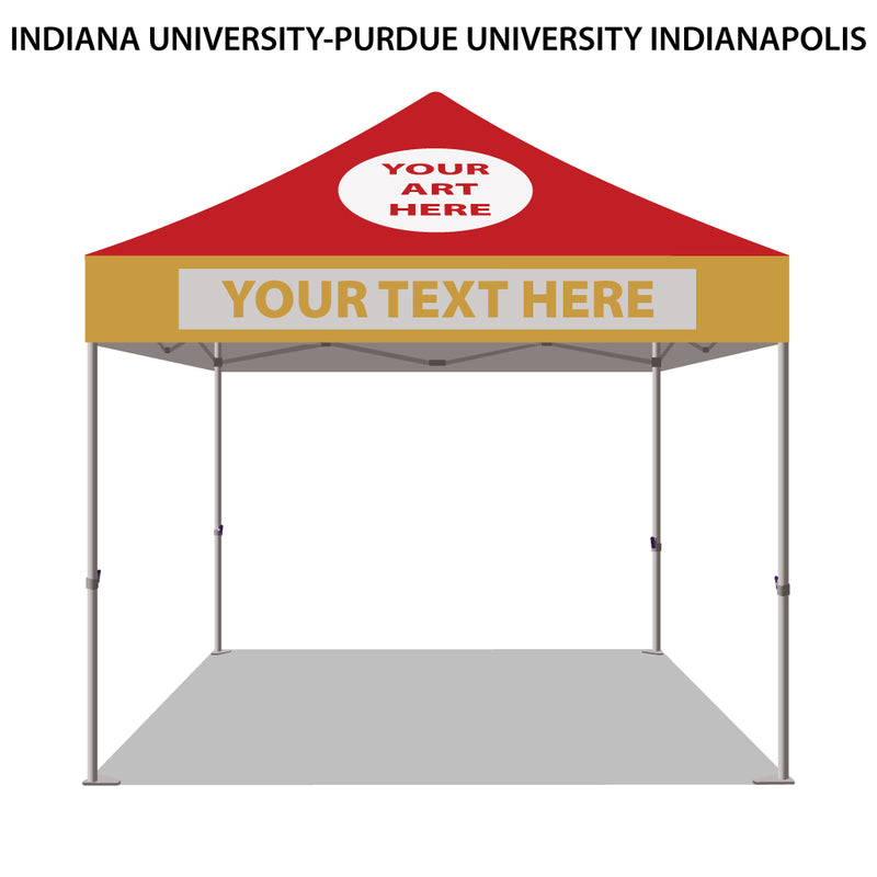 Indiana University – Purdue University Indianapolis Colored 10x10