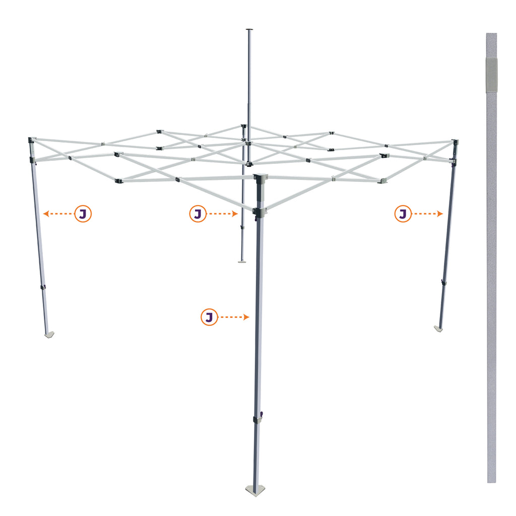 DS Part J. | Outer Leg with Velcro - Impact Canopies USA