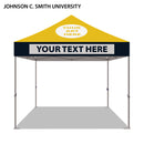 Johnson C. Smith University Colored 10x10
