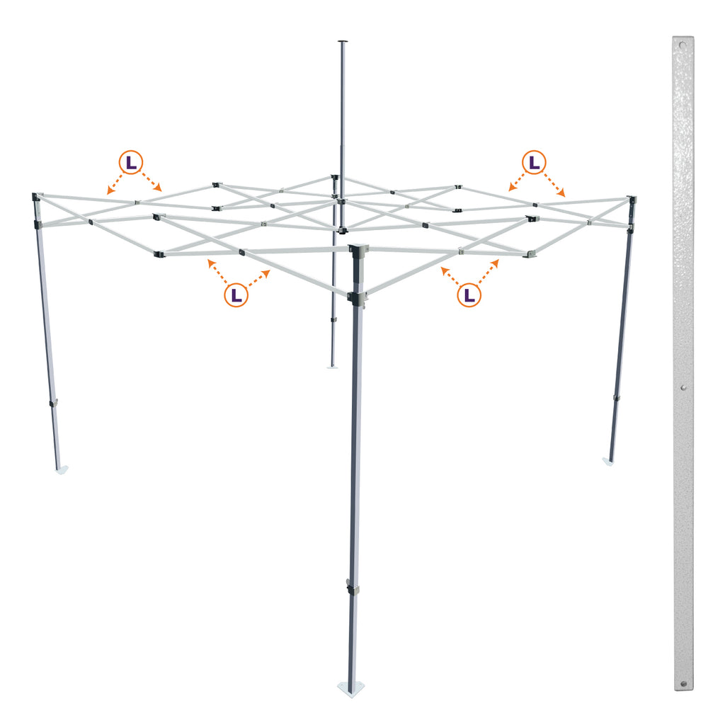 CL Part L. | Steel Truss Bar - Impact Canopies USA
