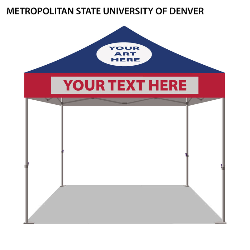 Metropolitan State University of Denver Colored 10x10