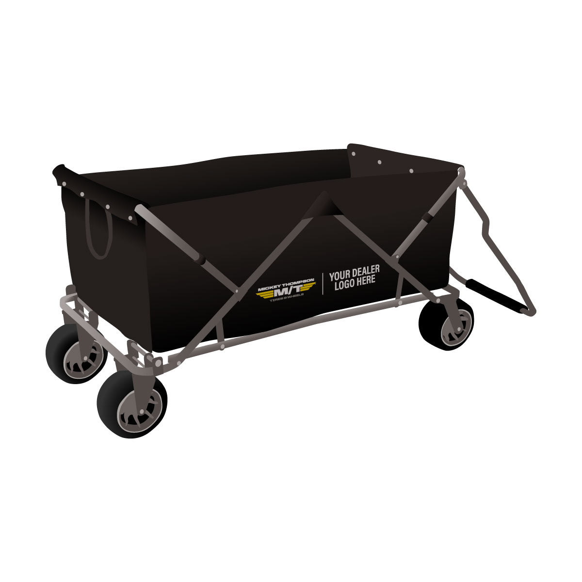 Mickey Thompson Branded All-Terrain Equipment Cart - Collapsible