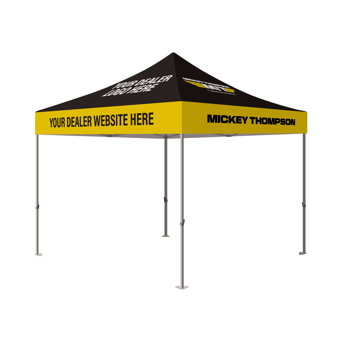 10x10 Mickey Thompson Branded Canopy Kit