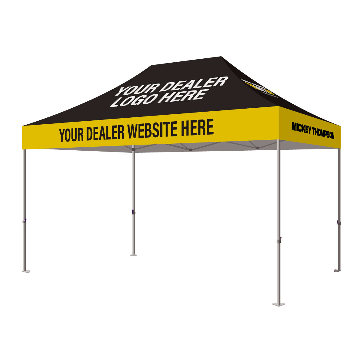10x15 Mickey Thompson Branded Canopy Kit