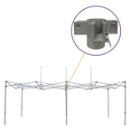 M 10x20 | 3-Way Middle Outer Leg Slider Bracket - Impact Canopies USA